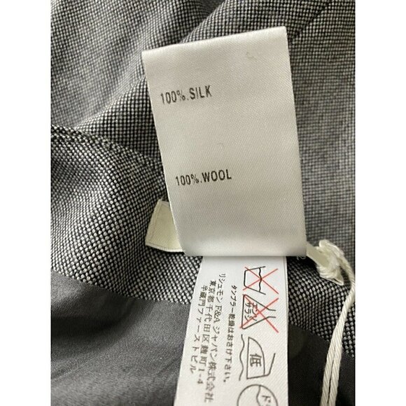 Chloé Skirt Size T36 XS Wool Silk NEW Grey Pockets Mini Business Professional - Picture 4 of 5